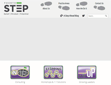 Tablet Screenshot of fourthstepconsulting.com